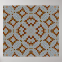 Abstract Pattern brown Posters