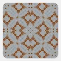 Abstract Pattern brown Stickers