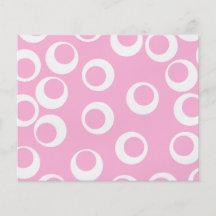Abstract Pattern. Pink and White. Flyer