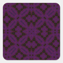 Abstract Pattern purple and black Stickers