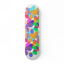 Abstract Paw Prints Skateboard