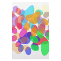 Abstract Paw Prints Stationery