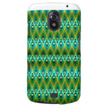 Abstract peacock feather samsung galaxy nexus covers