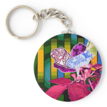 Abstract Perspective Keychains