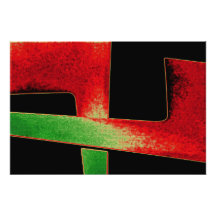 abstract photographic print