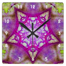 ABSTRACT PINK PURPLE STAR