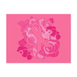 Abstract Pink Ribbon Products Postcard