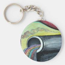Abstract - pipe key chain