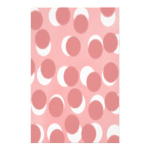 Abstract Polka Dot Faded Pattern Stationery