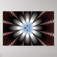 Abstract Poster Jewellery holding flower