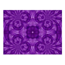Abstract Purple Wood Pattern Postcards
