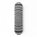 Abstract Radial Design: Skateboard