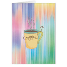 Abstract Rainbow Greeting Cards