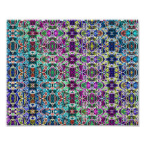 Abstract Rainbow Mandala Fractal Art Photo