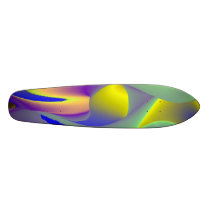 Abstract Rainbow Bedrucktes Skateboard