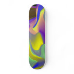 Abstract Rainbow Skate Board Decks
