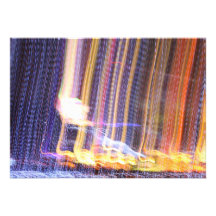 Abstract - raining light personalized invitation