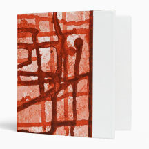 abstract red binder