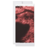 Abstract Red & Black Asian Tree Personalized Rack Card