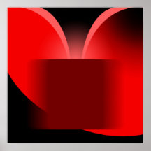 Abstract Red Luxury with Black AP0004 Print