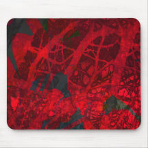 Abstract Red Mousepad