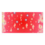 Abstract Red Sparkle Bookmark Picture Card