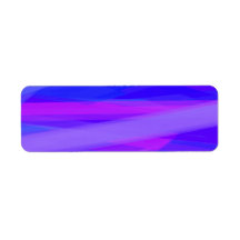 Abstract Ribbons of Blue and Violet Labels