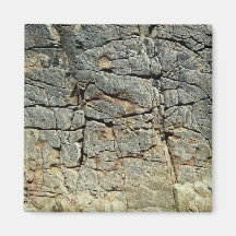 Abstract Rock Texture with Cracks and Moss Magnets