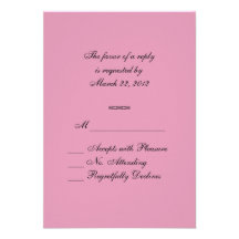 Abstract Rose RSVP Announcements