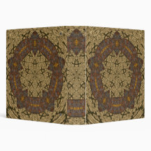 Abstract Rustic Tapestry Binder