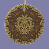 Abstract Rustic Tapestry ornaments