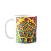 Abstract shapes mugs