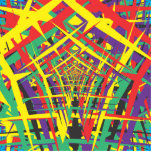 Abstract shapes photo cut outs