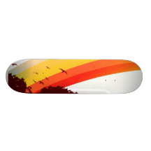 Abstract Skateboard