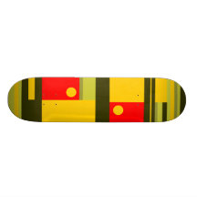Abstract Skateboard Deck