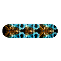Abstract Smoke Art Custom Skateboard