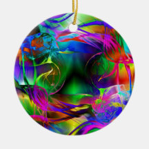 Abstract Smoke Art Ornament