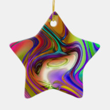 Abstract Smoke Art Ornaments