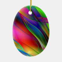 Abstract Smoke Art Ornaments