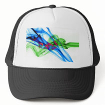 Abstract Smoke Art Photography Trucker Hats