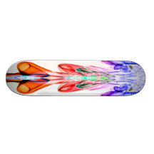 Abstract Smoke Art Skate Board Decks