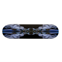Abstract Smoke Art Skateboard