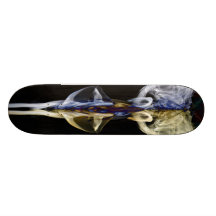 Abstract Smoke Art Skateboard