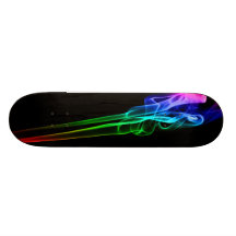 Abstract Smoke Art Skateboard