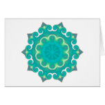 Abstract Snowflake Card