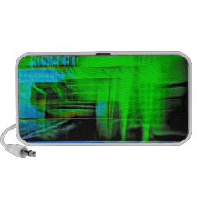 Abstract Sounds Blasting Travelling Speaker