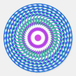 Abstract Spiral Design: Stickers