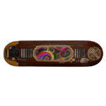 Abstract - Spirals - Inside a clown Skate Decks
