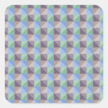 Abstract square and triangle pattern stickers
