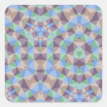 abstract square hexagon triangle pattern sticker
